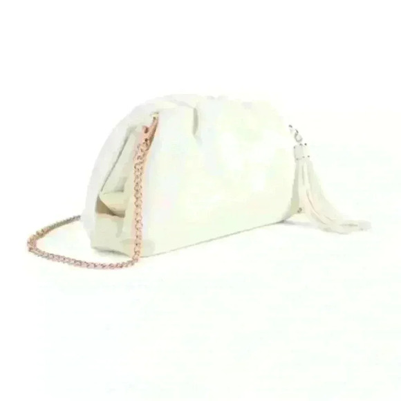 Understated Leather Bags | Clutch | Color: White | Crossbody bag | New - Picture 2 of 6